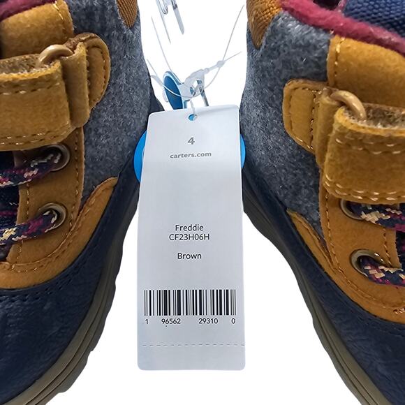 Carter's Toddler Freddie Cozy Duck Shoes in Brown NWT - Picture 9 of 9